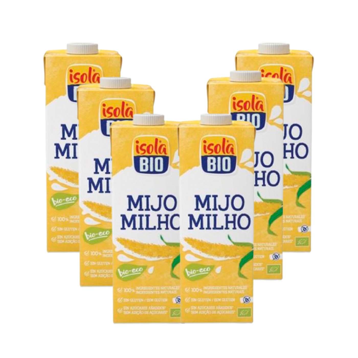 Pack 6L Bebida Orgânica de Milho Isola Bio