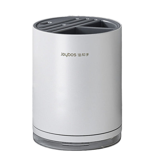 Joybos - Organizador De Cuchillos Redondo Con Ranura Universal Para Cocina Blanco_0