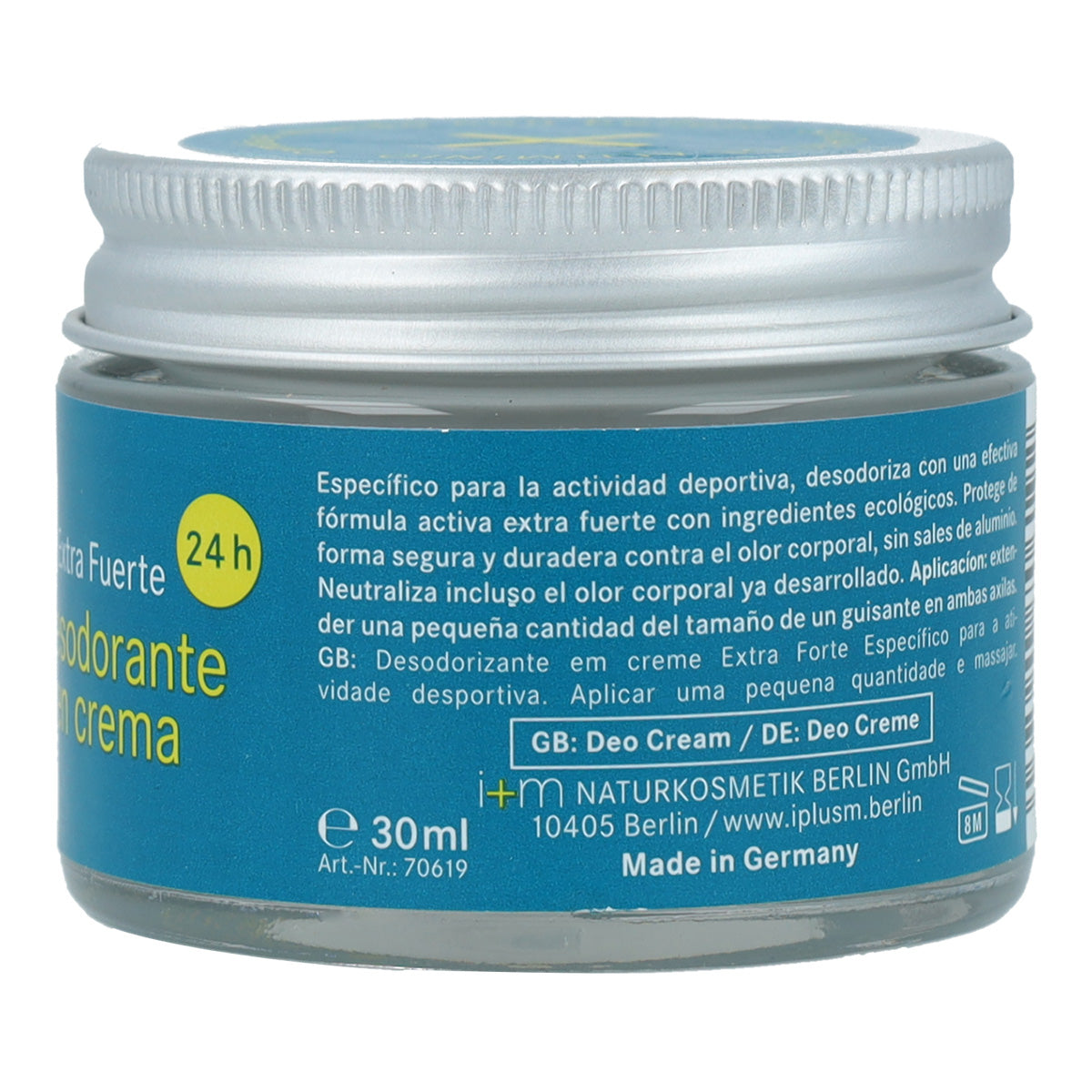 i+m Naturkosmetik Desodorizante Creme Extra Forte 30 ml