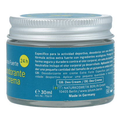 i+m Naturkosmetik Desodorizante Creme Extra Forte 30 ml