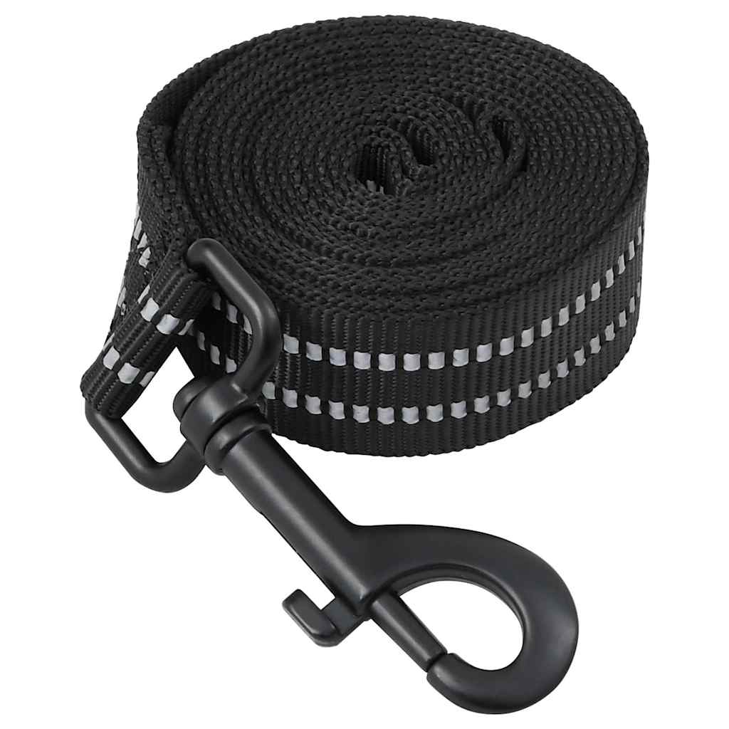 Arnés Para Perros Con Correa Y Collar Ajustable Negro M_5