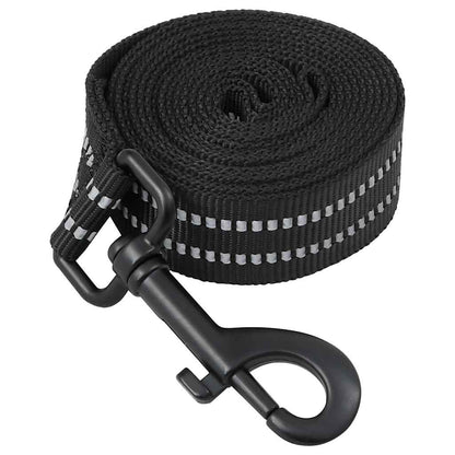 Arnés Para Perros Con Correa Y Collar Ajustable Negro M_5