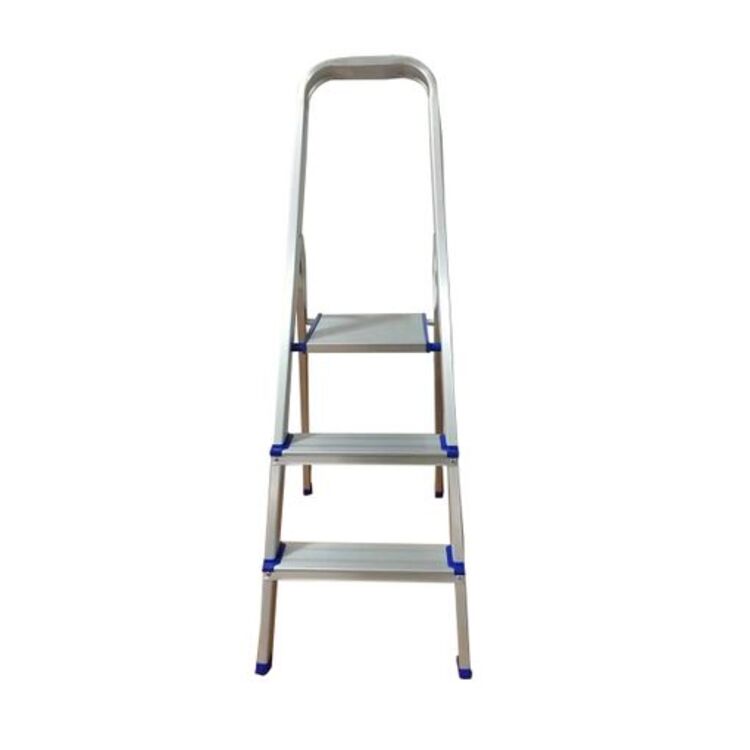 Escalera Doméstica De Aluminio 3 Peldaños_0