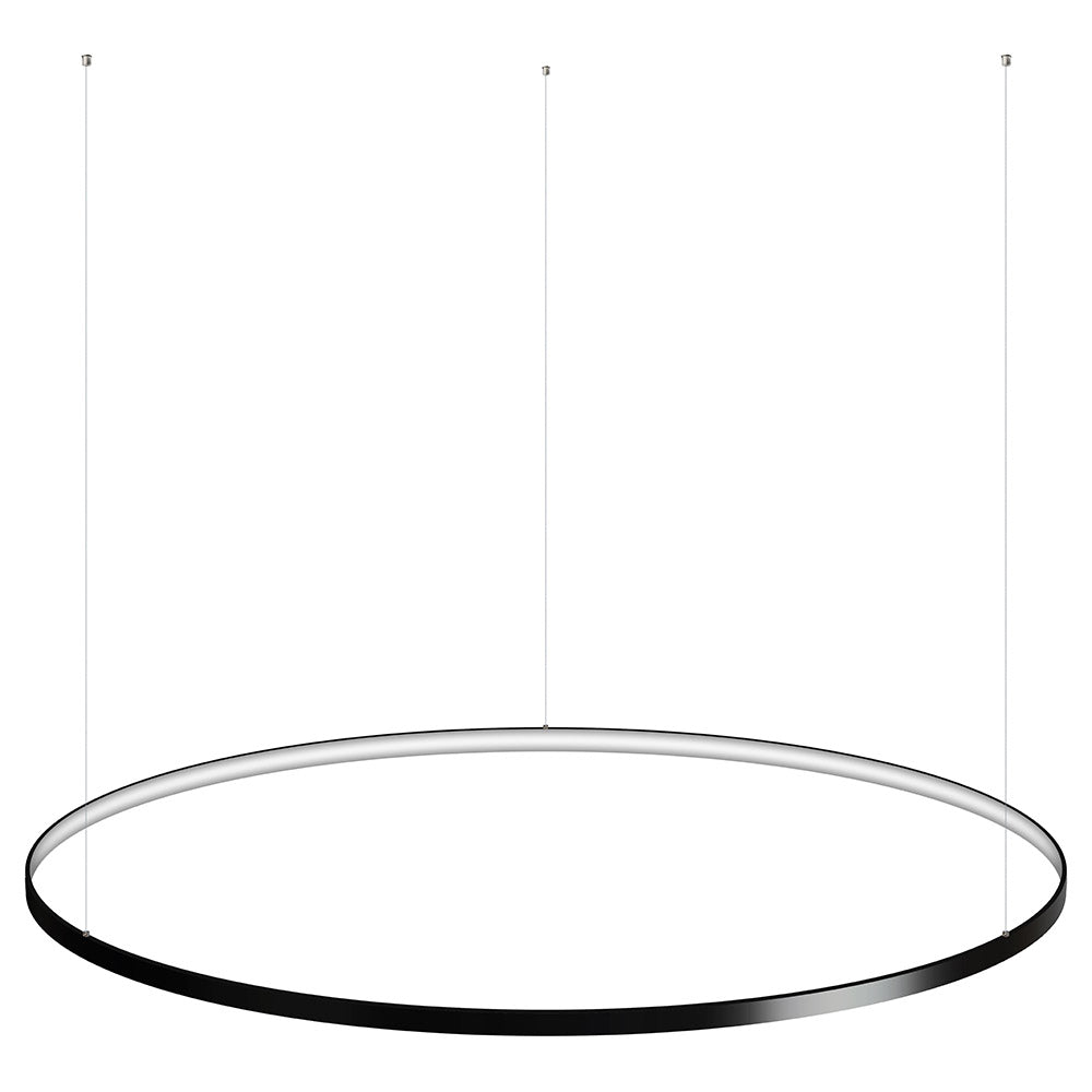 Luminaria Colgante Cycle In, 130w, Antracita, Ø140cm, Blanco Neutro_3