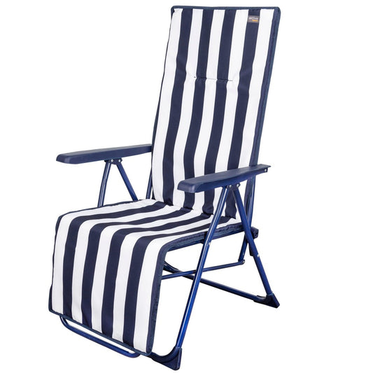 Silla Tumbona Plegable 5 Posiciones Rayas Marineras Aktive Garden_0
