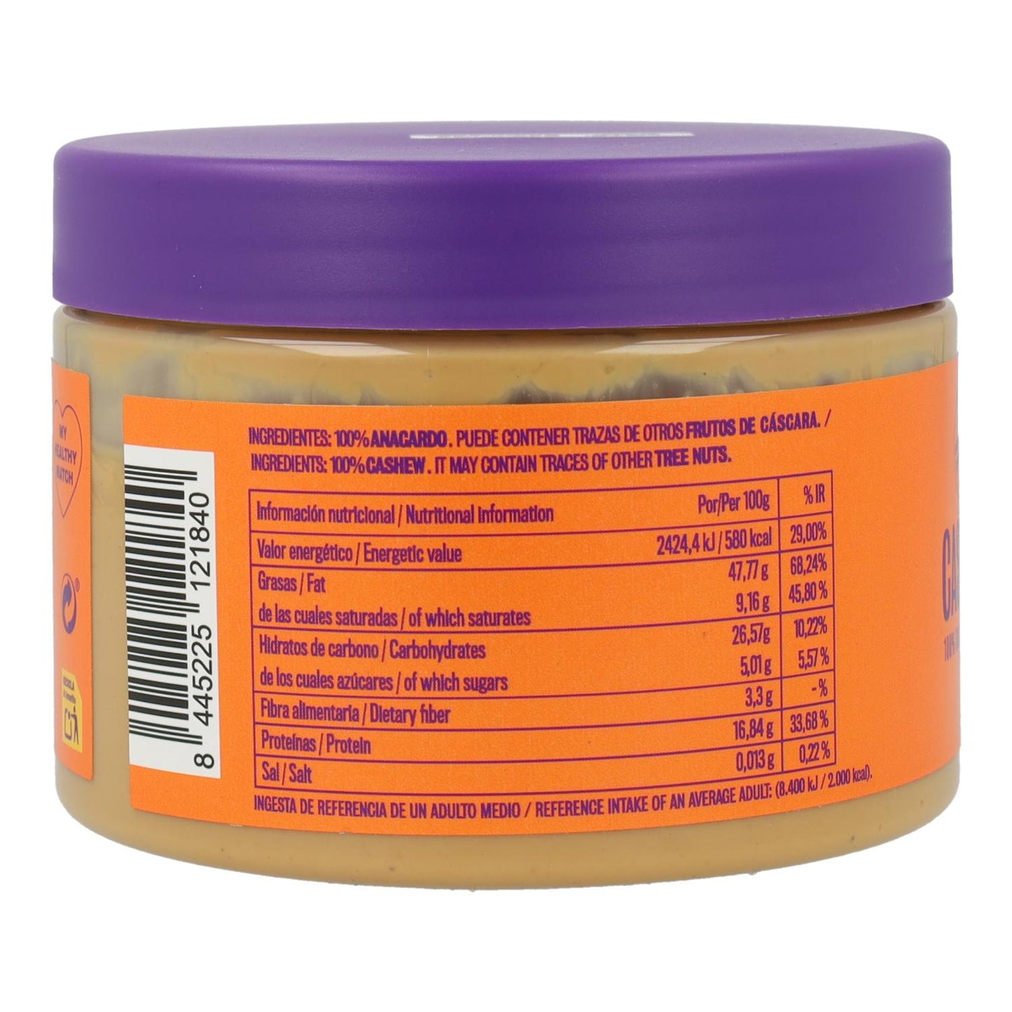 Nut&amp;me Creme de Caju 300g