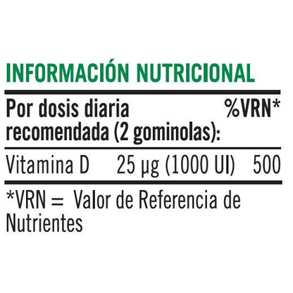 Vitamina D3 60 gomas Nature's Bounty