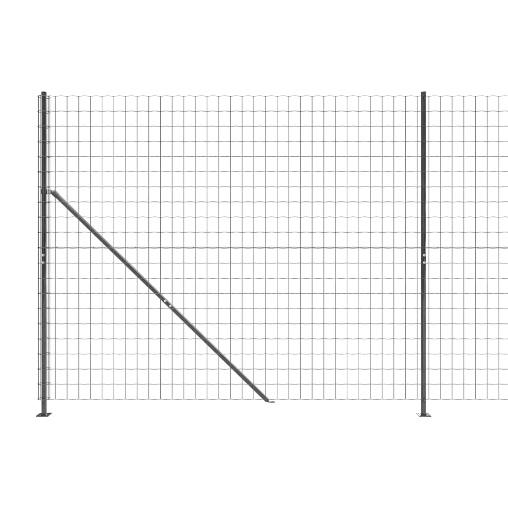 Cerca De Alambre Con Brida Gris Antracita 2,2x10 M / Vetonek_1