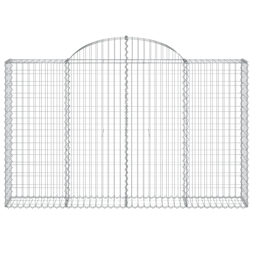 Cestas Gaviones 13 Uds Forma De Arco Hierro 200x30x120/140 Cm_3