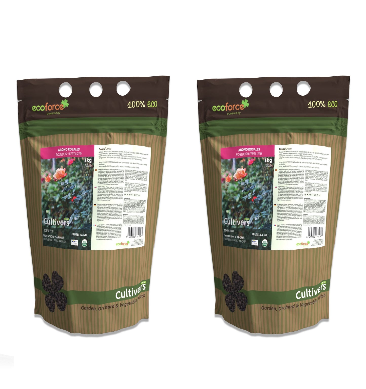 Abono Rosales Ecológico Cultivers