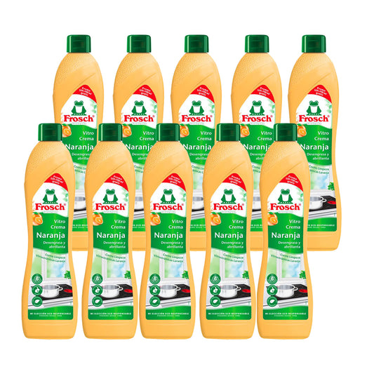 Embalagem de 10 placas de cerâmica Frosch laranja 500 ml