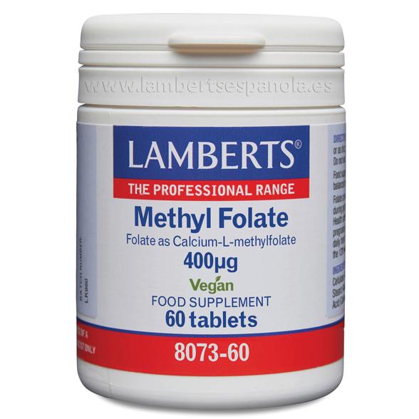 Metilfolato 400 µg Lamberts 60 Comprimidos