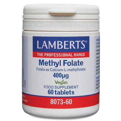 Metilfolato 400 µg Lamberts 60 Comprimidos