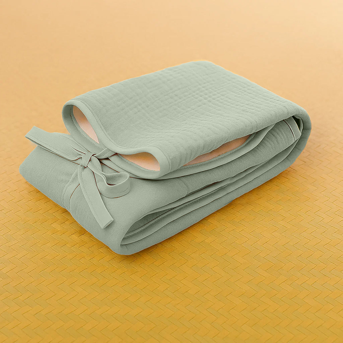 Alfombrilla De Cambiar Nomada En Algodón Bio Verde_1