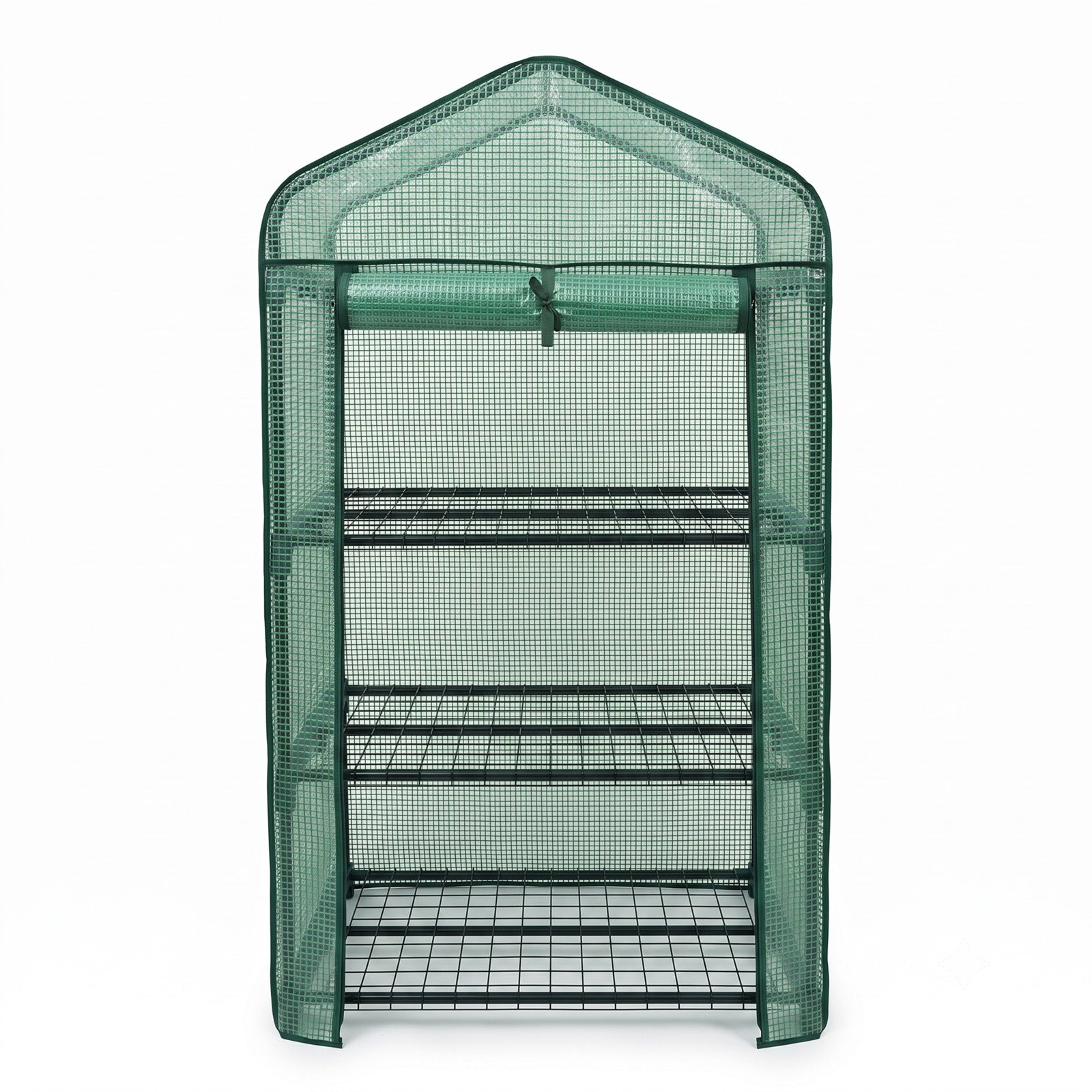 Invernadero Jardín 3 Alturas Malla Pe Ventilada Nyana Garden Acero Resistente Ideal Verano_1