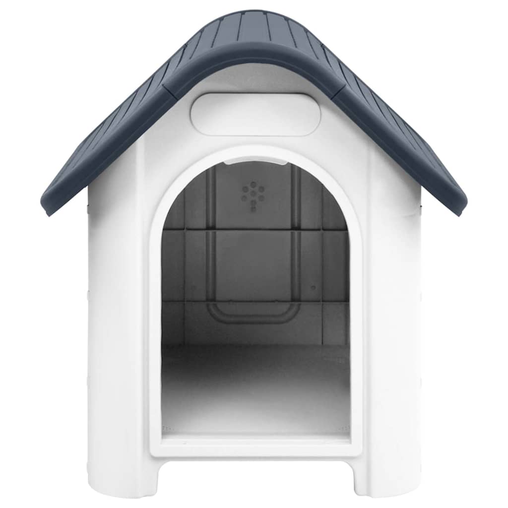 Casa Para Perro Gris 59x75x66 Cm Polipropileno_0