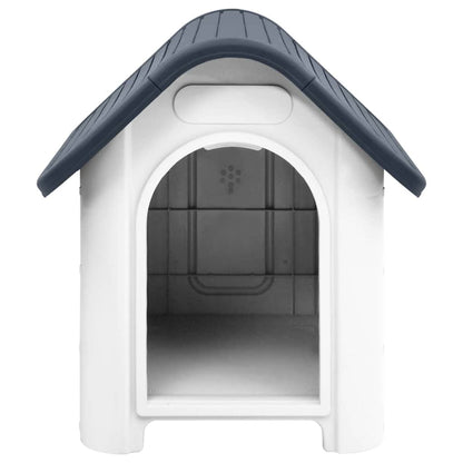 Casa Para Perro Gris 59x75x66 Cm Polipropileno_0