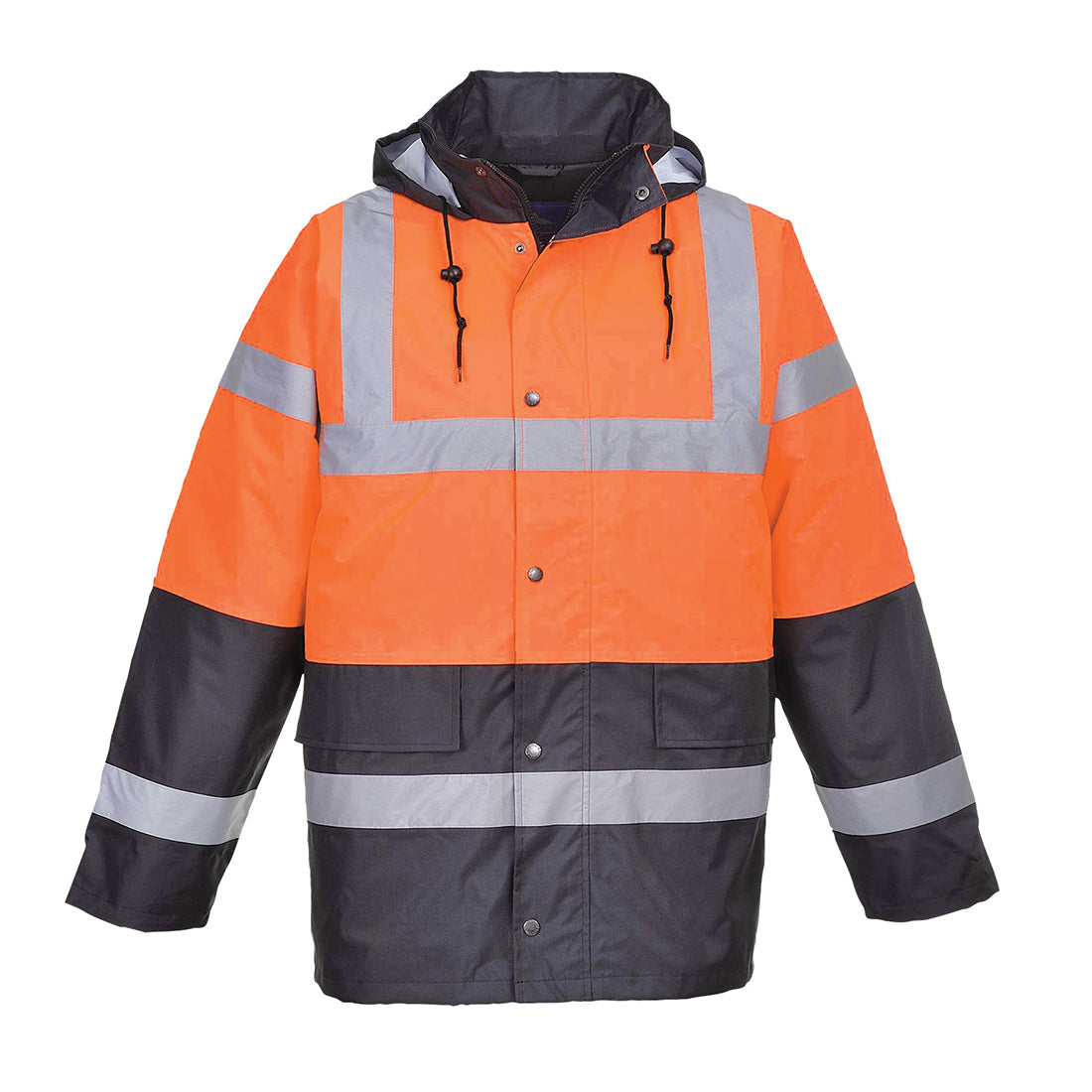 Chaqueta Hi-vis Contrast Winter Traffic - Protección Y Comodidad / Xxxl / Naranja-negro_2