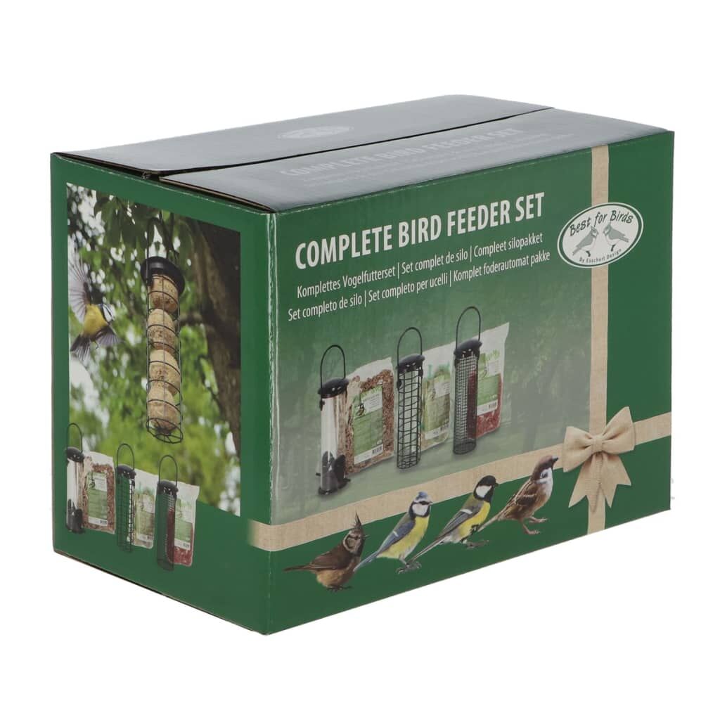Esschert Design Juego Completo De Comederos Para Pájaros 3 Piezas S_2
