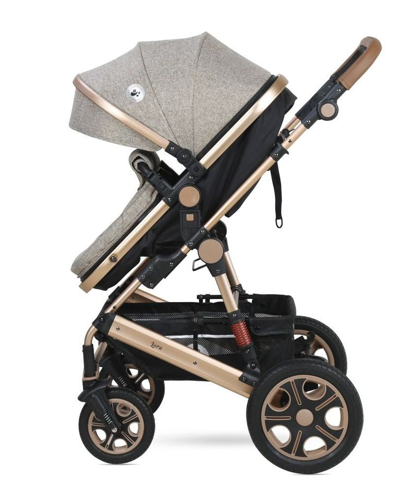 Carro De Bebé Tres Piezas Convertible Lora Hasta 15 Kg Pearl Beige_3