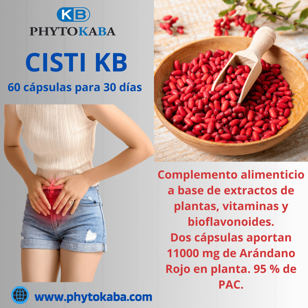 Cisti Kb 60 Cápsulas A Base De Arándano Y Gayuba_1