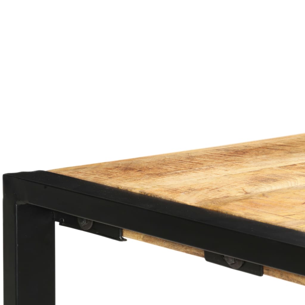 Mesa Alta De Cocina De Madera Maciza De Mango 110x60x110 Cm_2