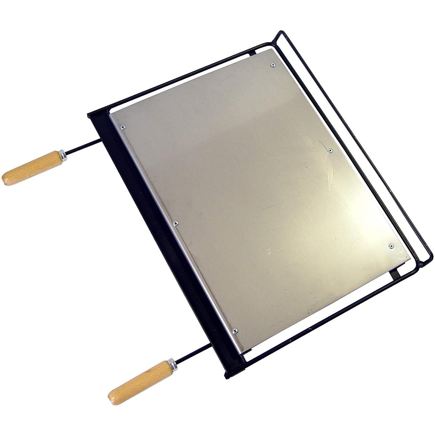 Grelhador com rodas e três tabuleiros de madeira completos da Imex El Zorro