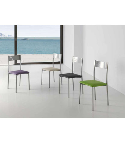 Pack De 4 Sillas Rocío Tapizado En Polipiel Blanco, 41 X 47 X 86 Cm (largo X Ancho X Alto_5