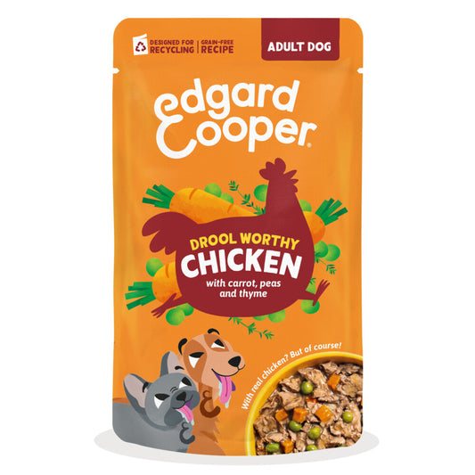 Guiso de pollo para perro Edgard & Cooper 150 g