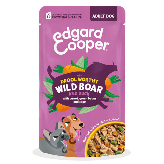 Guiso de jabalí y pato para perro Edgard & Cooper 150 g