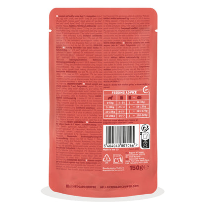 Guiso de pollo para perro senior Edgard &amp; Cooper 150 g
