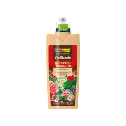 Fertilizante para gerânios e plantas com flor Bokashi BioFlower 1 l