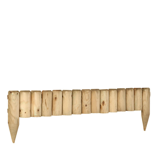 Bordo De Madera Fijo Geo Border 15x105xø7 Cm Nortene_0