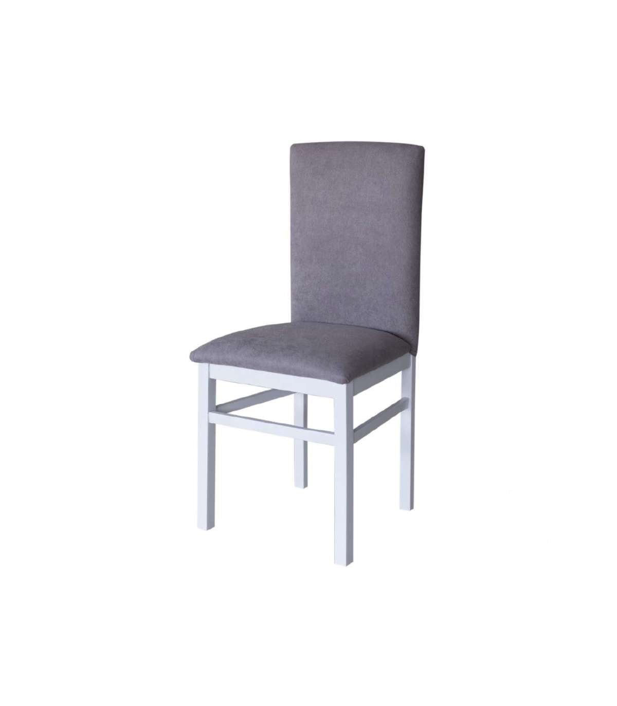 Pack 4 Sillas Nivar Tapizadas En Tela Gris. 95cm (alto), 44cm(ancho), 42cm(fondo)_0