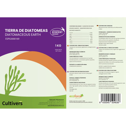 Tierra De Diatomeas Micronizada Cultivers 1 Kg_3