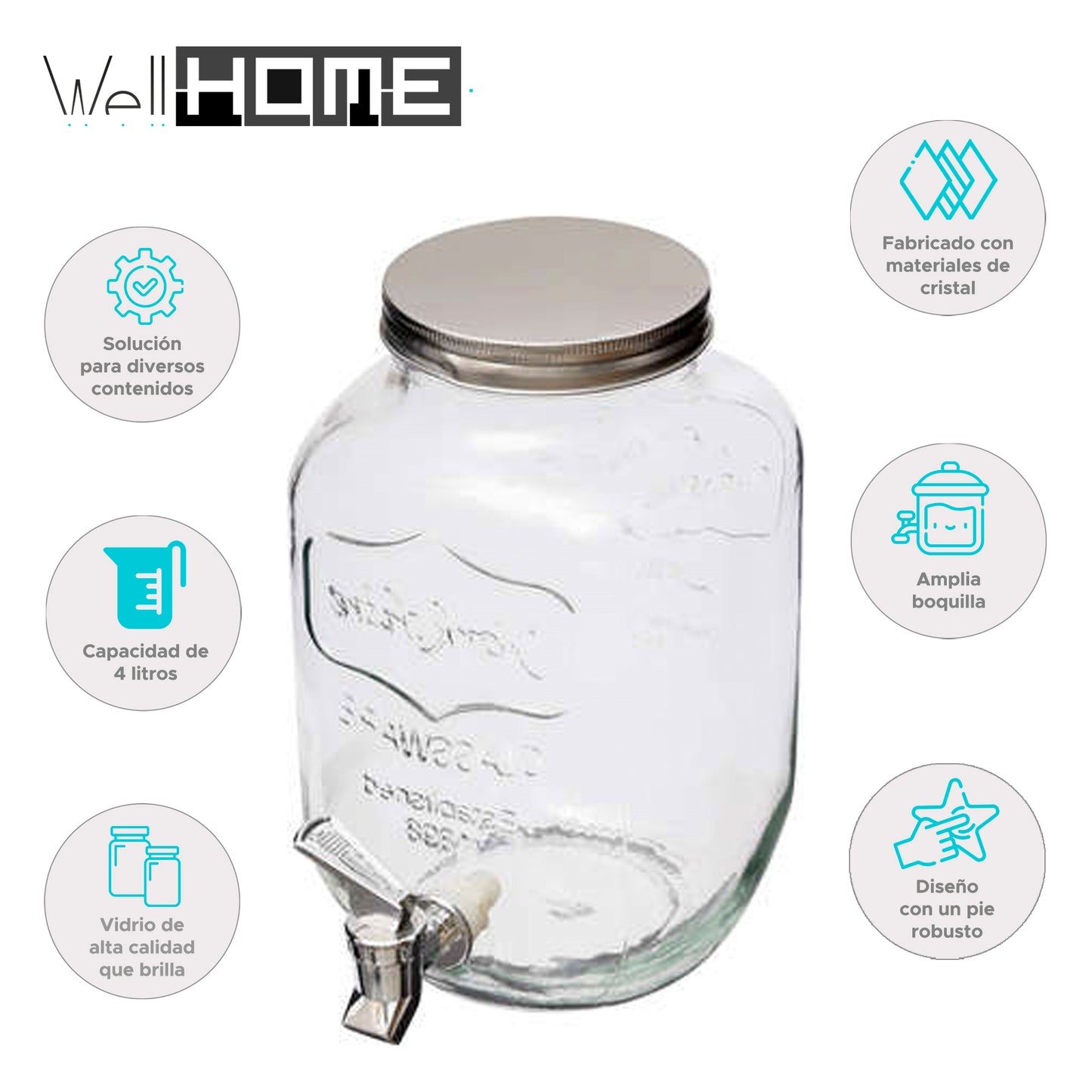 Wellhome - Dispensador De Bebidas De 4 L_1