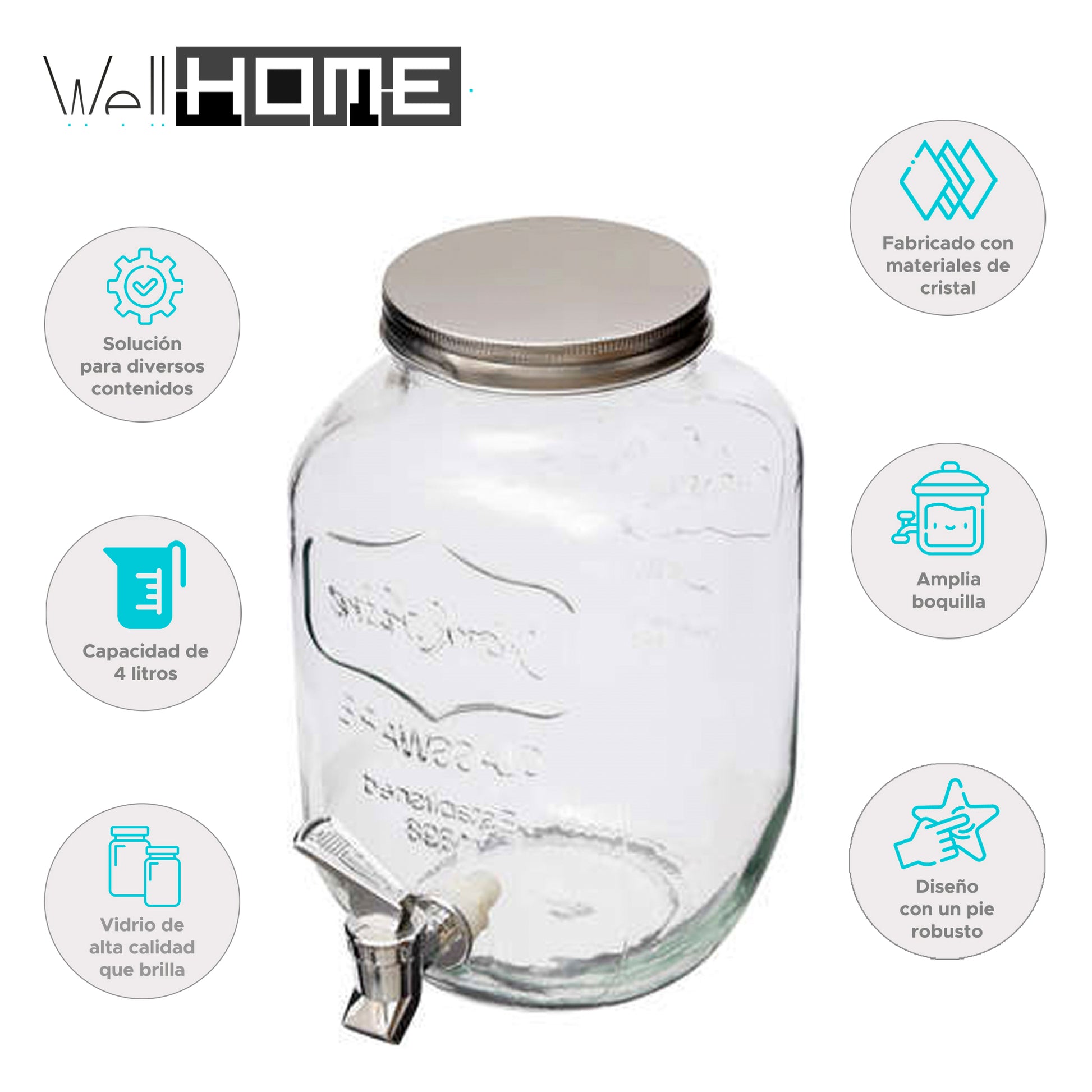Wellhome - Dispensador De Bebidas De 4 L_1