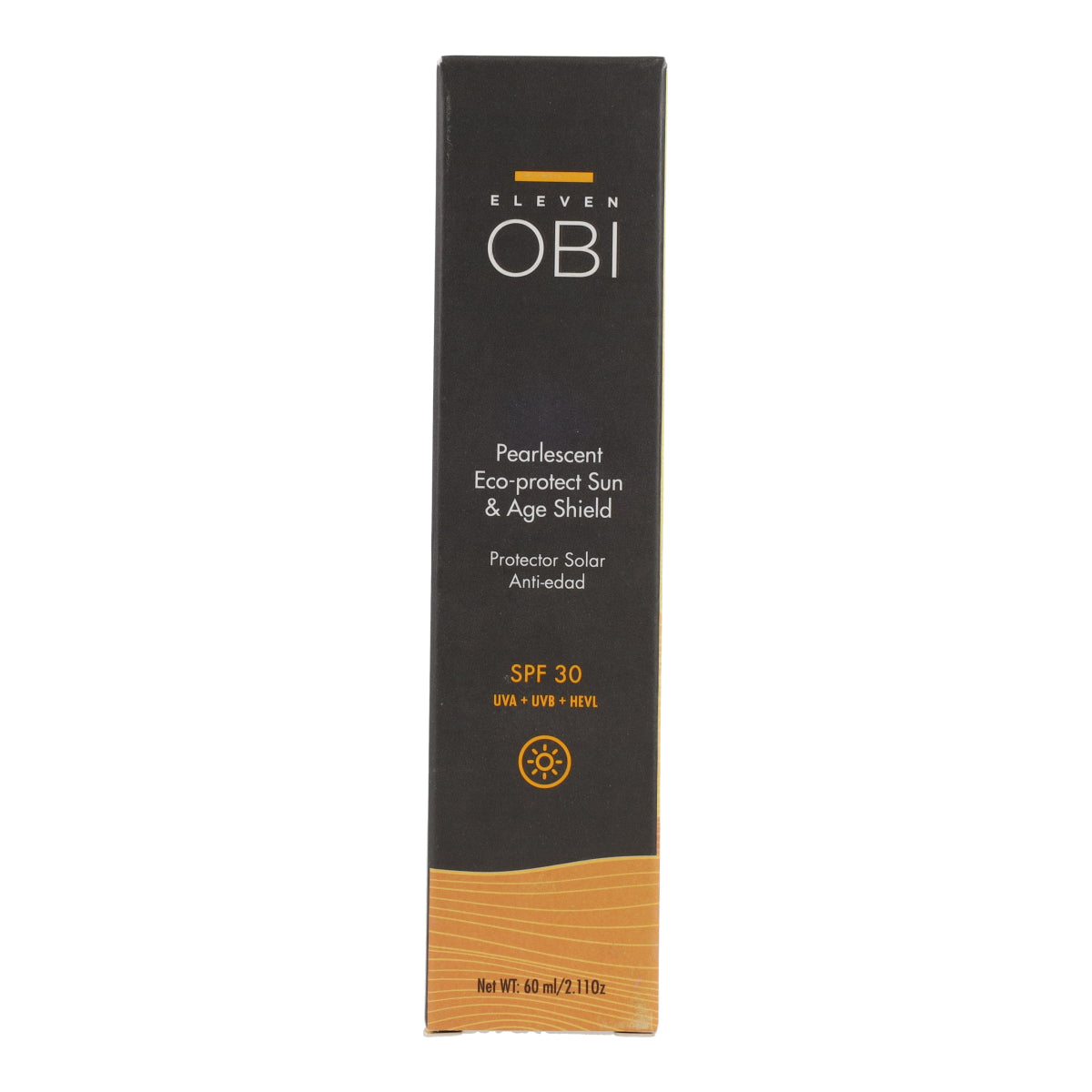 Protector solar antiedad ECO nacarado SPF 30 Eleven Obi 60ml
