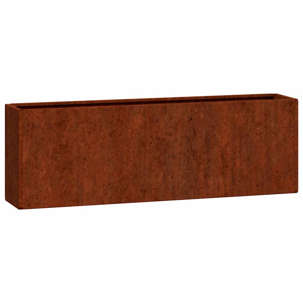 Jardineras De Pared 2 Uds Acero Corten Oxidado 53x10x17 Cm_4