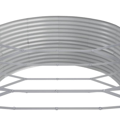Jardinera Arriate Acero Galvanizado Antracita 544x100x36cm_4