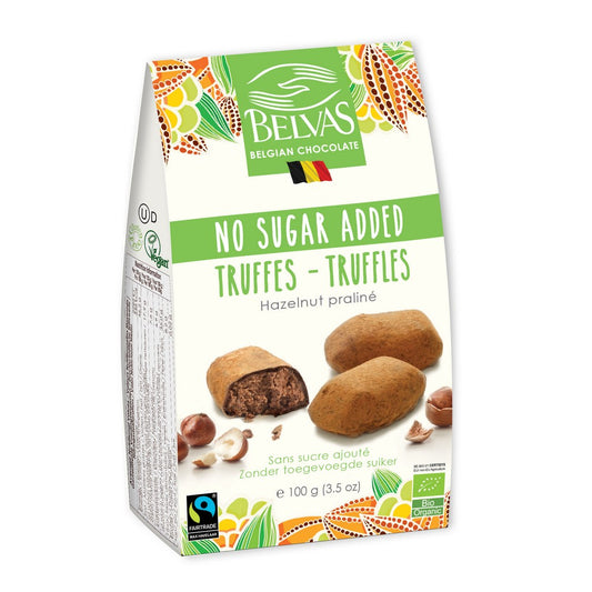 Trufas Praline Bio Sin Azucar Belvas 100 g