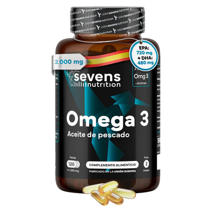 Omega 3 Sevens Nutrition 120 cápsulas