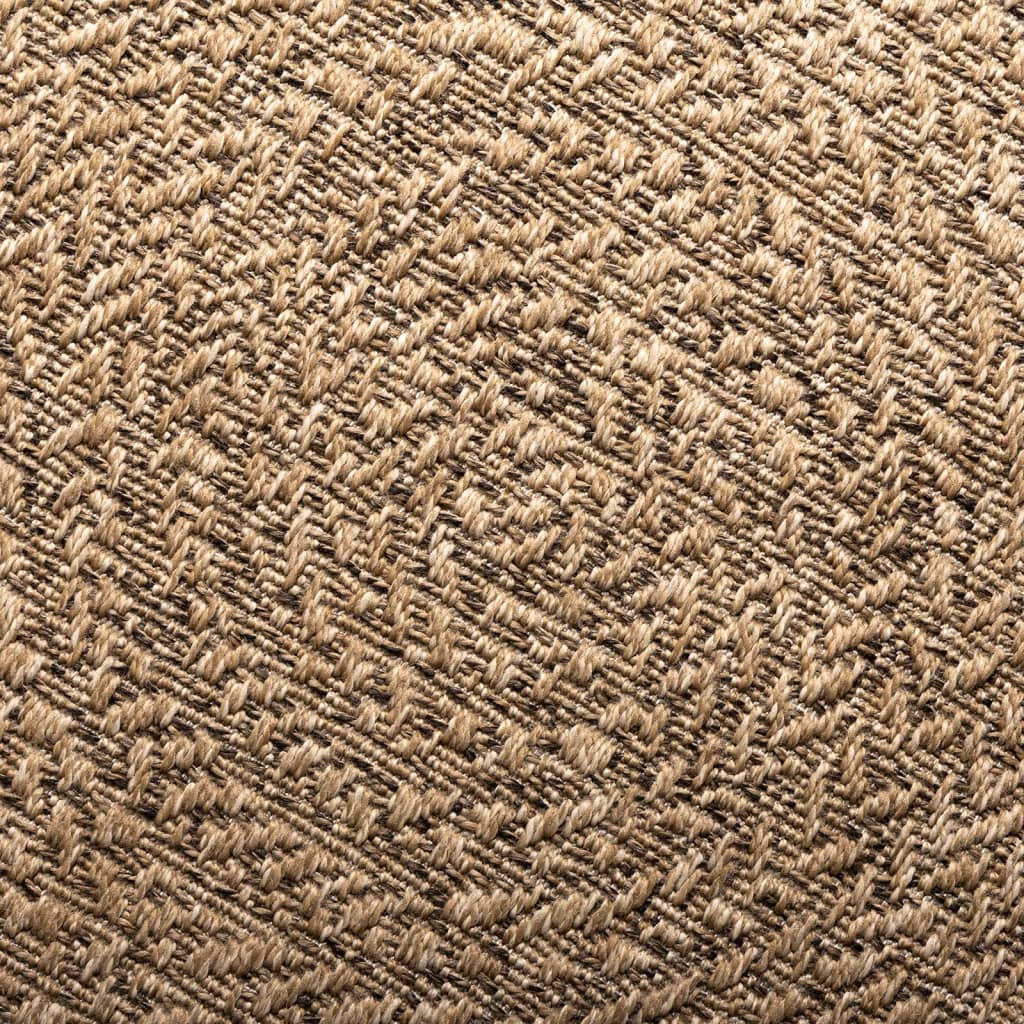 Alfombra Zizur Apariencia De Yute Interior Y Exterior 160 Cm / Vetonek_2