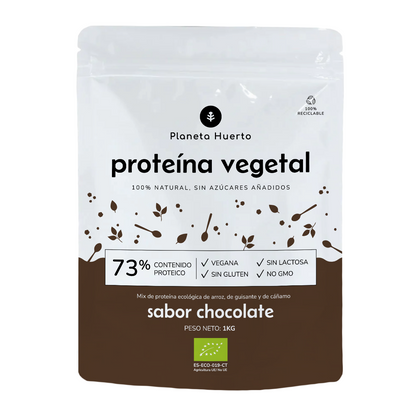Proteína Vegetal Orgânica 73% Planeta Huerto Chocolate 1Kg
