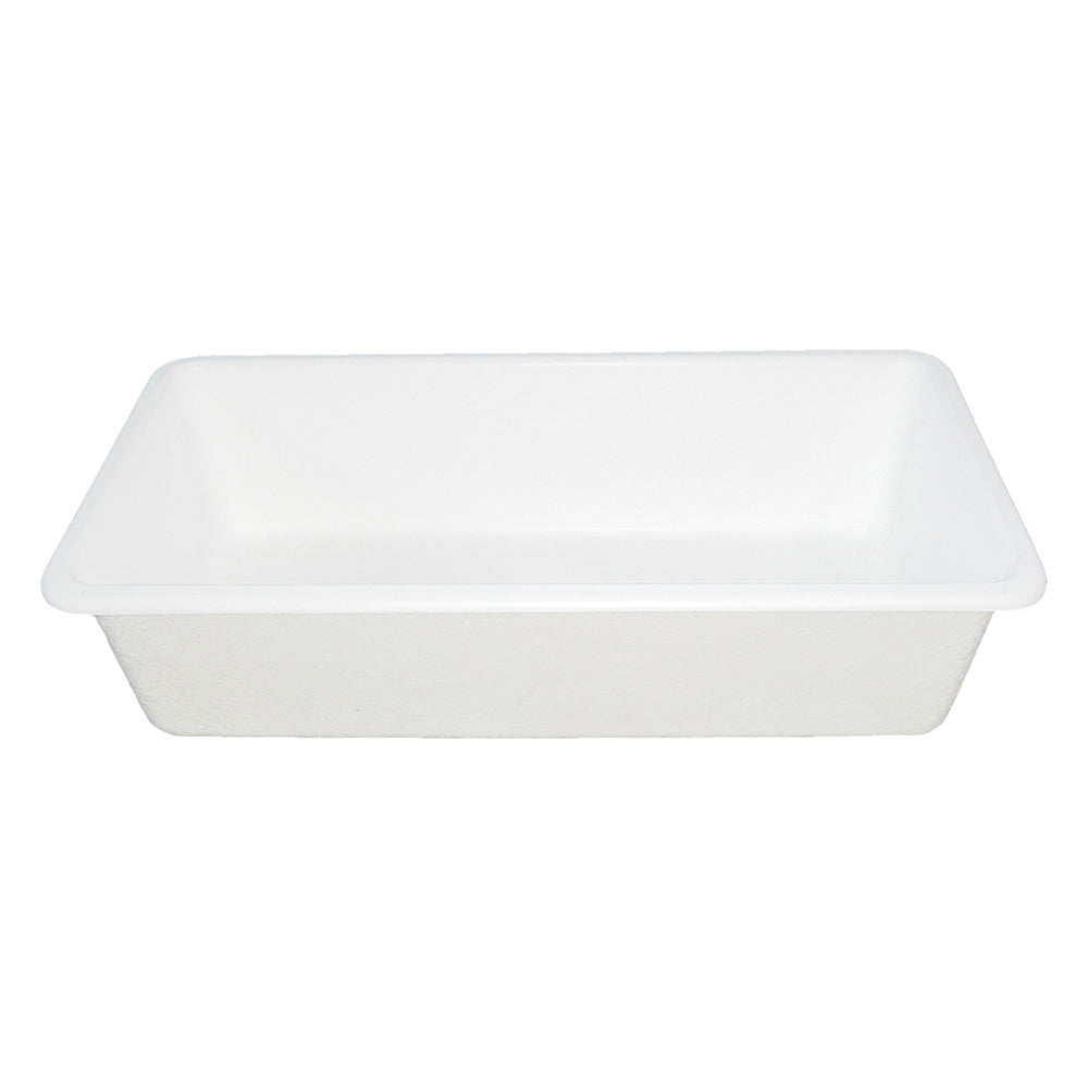 Barreño Poliéster - Blanco - 75x53x23 Cm_0