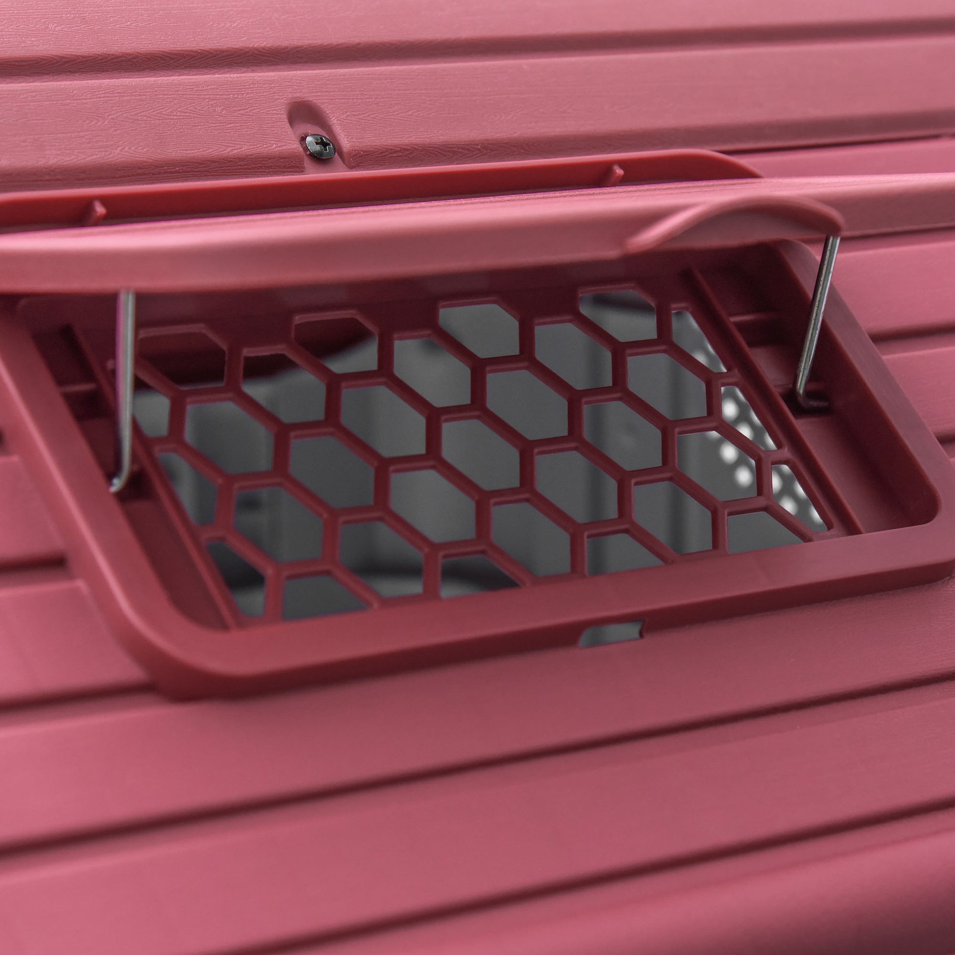 Pawhut Caseta De Perro Con 3 Respiraderos Puerta Ventana Para Jardín Terraza_4