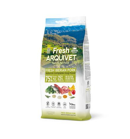 Carne de Porco Ibérico Fresca Arquivet 10 Kg Alimento semi-húmido para cães