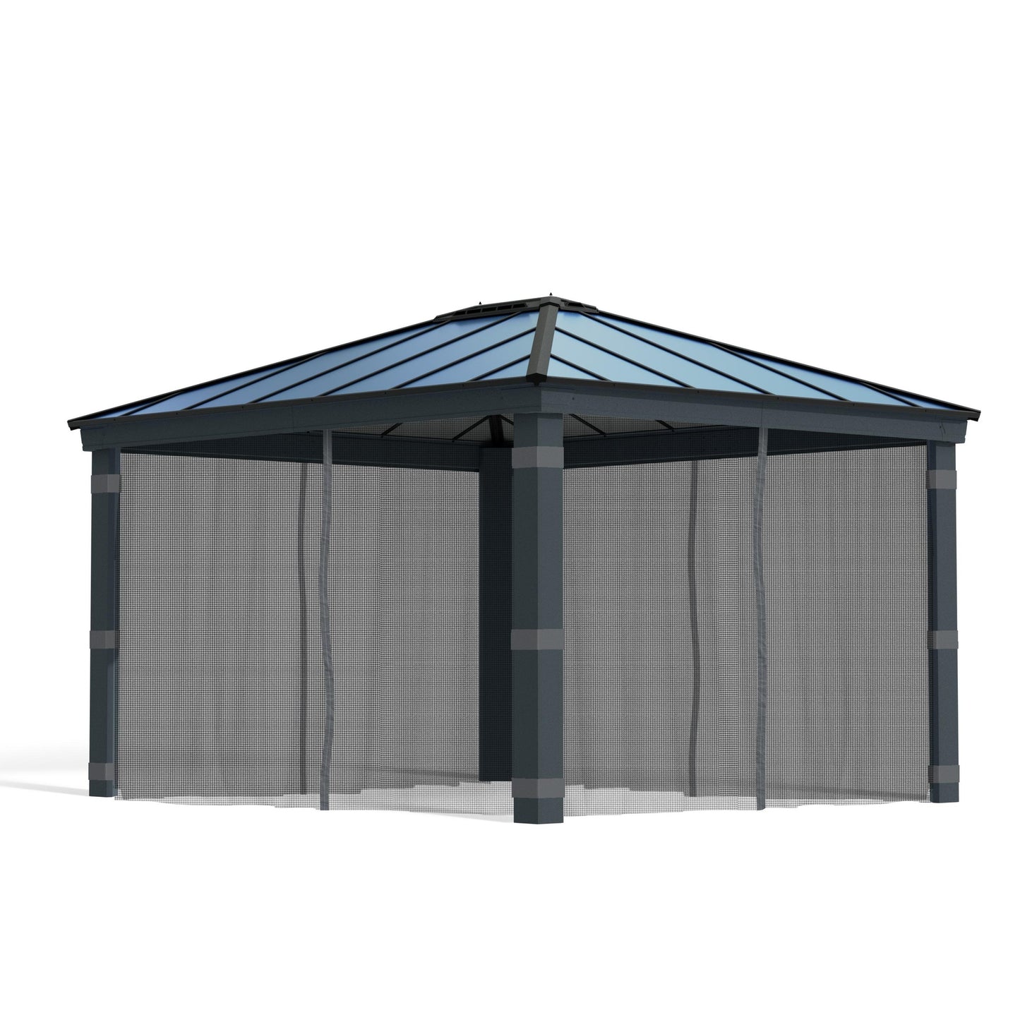 Conjunto de mosquiteiro para gazebo Dallas 360x422 cm 