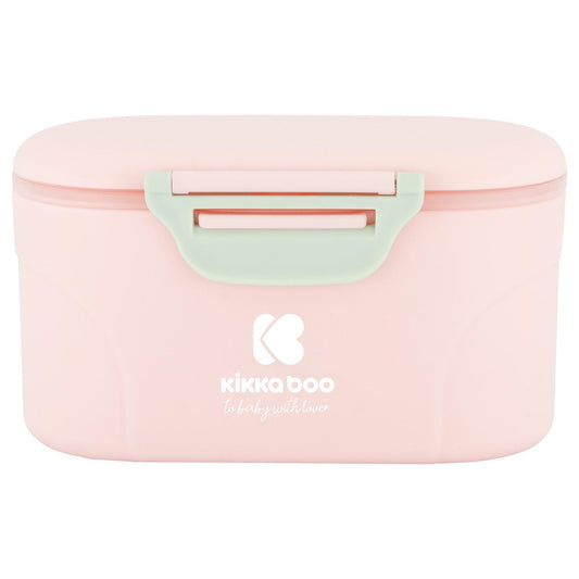 Doseador de leite em pó com colher 130 g Rosa Kikka boo