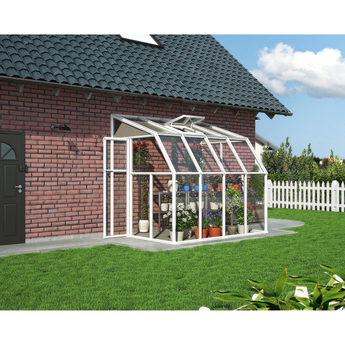 Pérgola fechada para solário 262x200 cm 